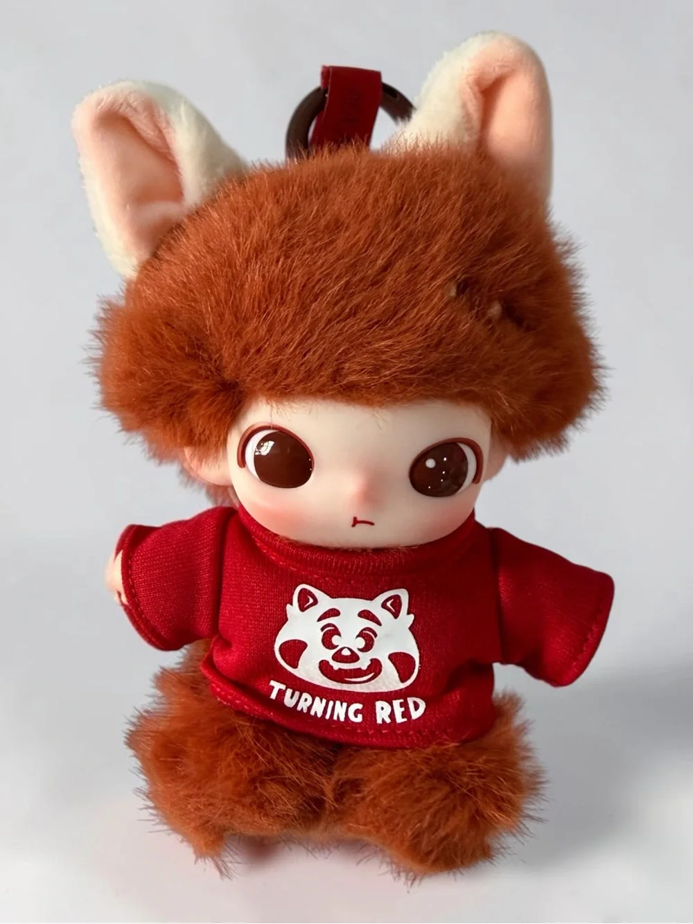 POP MART - Dimoo World - Turning Red Plush Keychain Doll